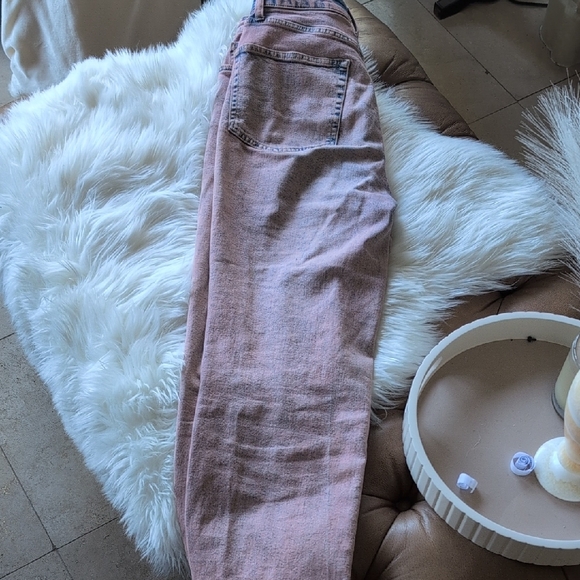 Wild Fable 90s Relaxed Fit Pink Acid Wash Denim - Picture 4 of 6